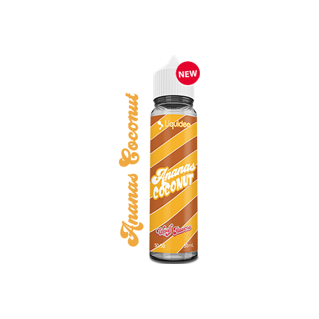 E-LIQUIDE ANANAS COCONUT WPUFF - 50ML - LIQUIDEO - BOOSTER OFFERT !