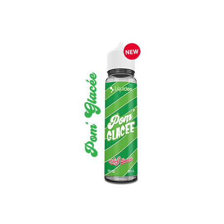 E-LIQUIDE POM' GLACÉE WPUFF - 50ML - LIQUIDEO - BOOSTER OFFERT !