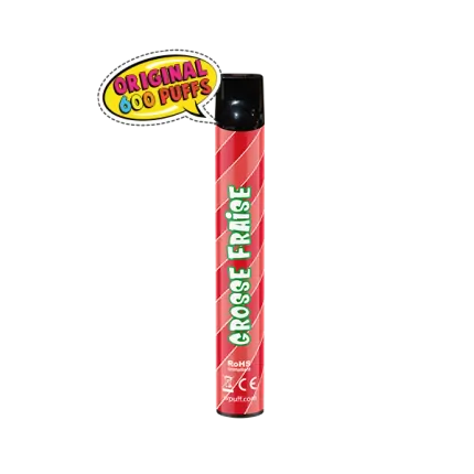 WPUFF GROSSE FRAISE - 600 PUFFS - LIQUIDEO