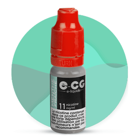 E-LIQUIDE MENTHE FRAÎCHE - 10ML - E-CG