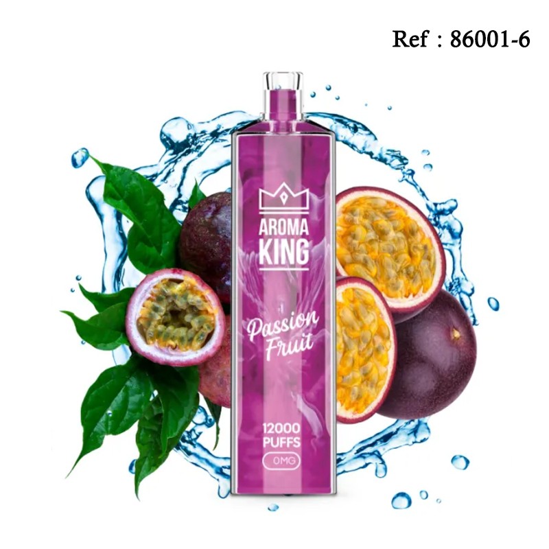 12K GEM AROMAKING Passion Fruit 0mg - BOÎTE DE 10