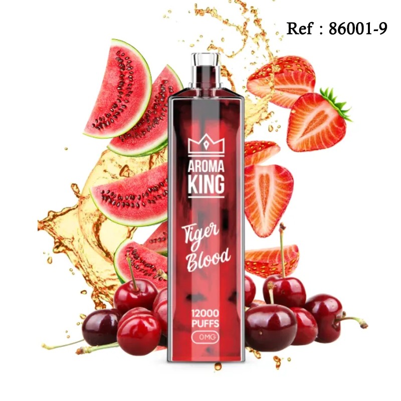 12K GEM AROMAKING Tiger Blood 0mg - BOÎTE DE 10