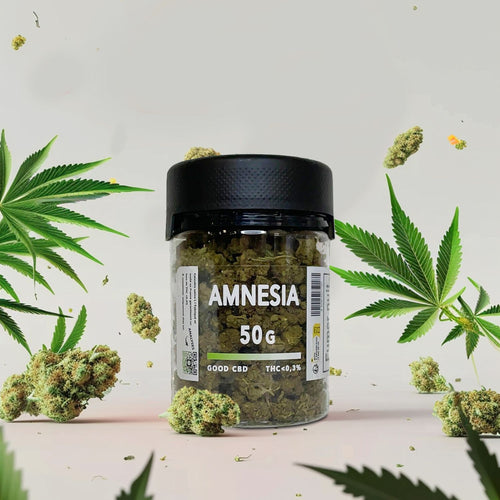 AMNÉSIA 50G - FLEURS CBD - GOOD CBD