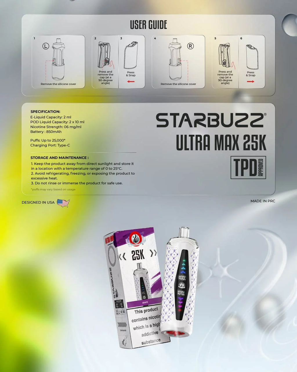 Starbuzz Ultra Max 25K