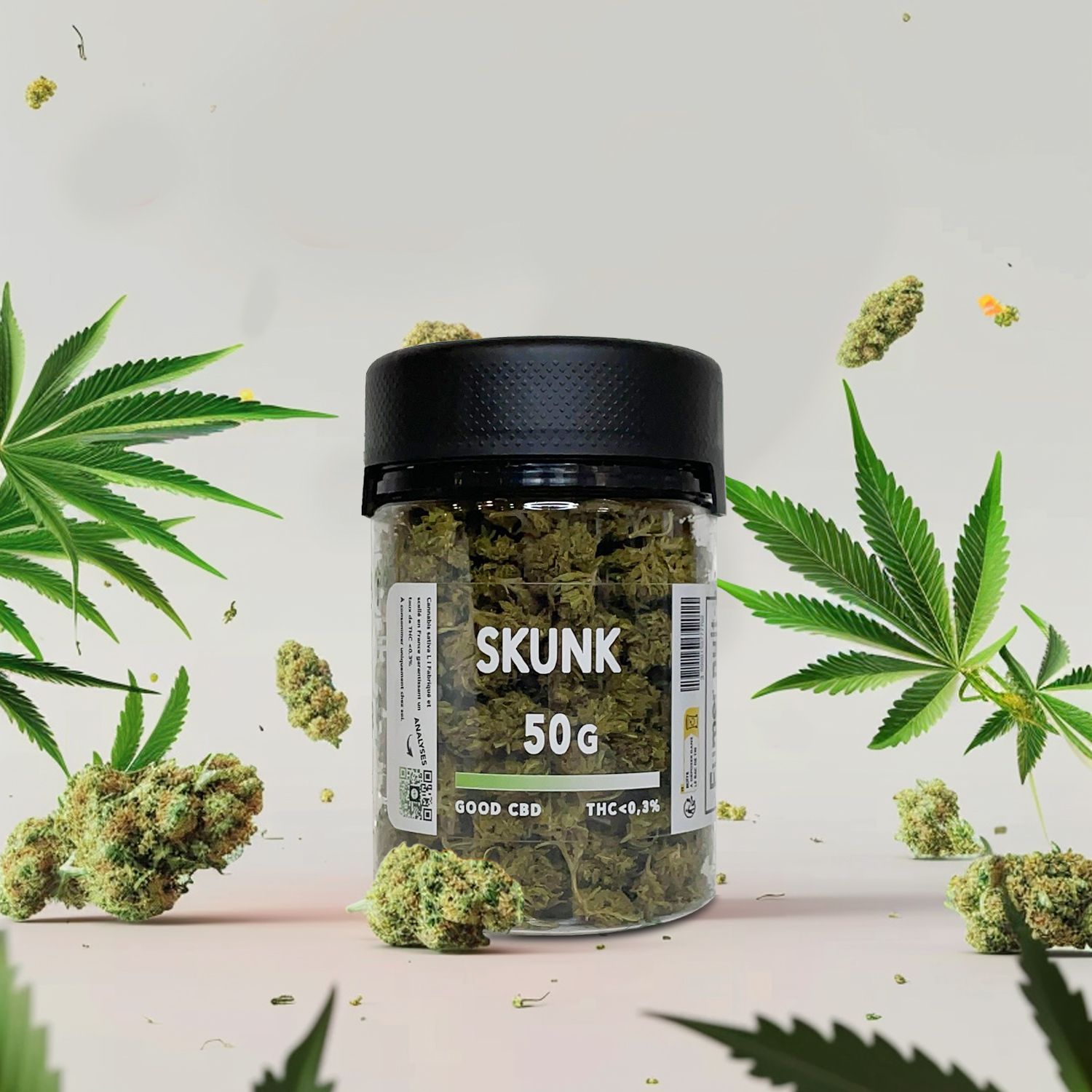 SKUNK 50G - FLEURS CBD - GOOD CBD