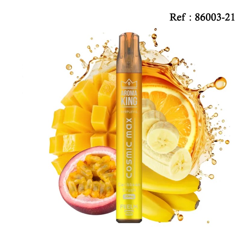Cosmic Max AROMAKING Carribbean Crush 20mg 999puffs - BOÎTE DE 10