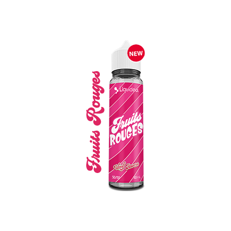E-LIQUIDE FRUITS ROUGES WPUFF - 50ML - LIQUIDEO - BOOSTER OFFERT !