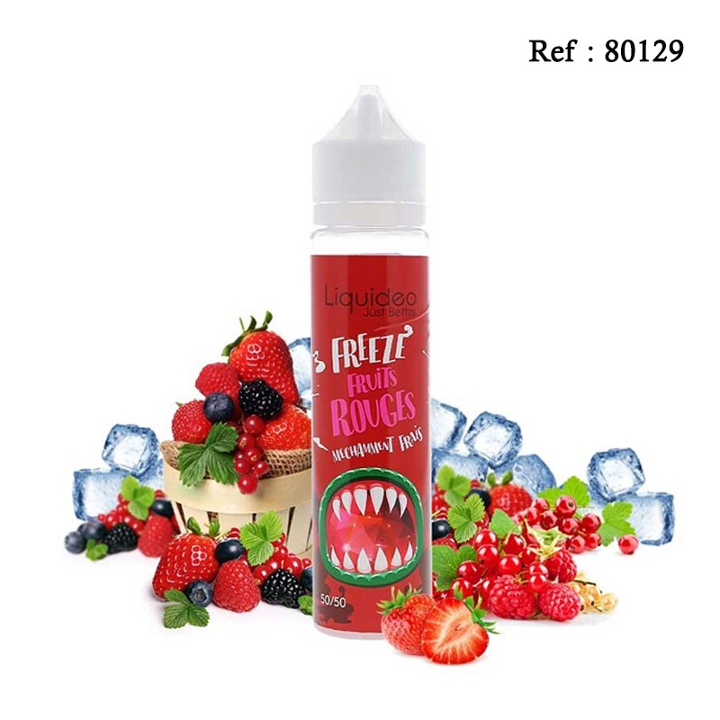 E-LIQUIDE FREEZE FRUITS ROUGES - 50ML – LIQUIDEO