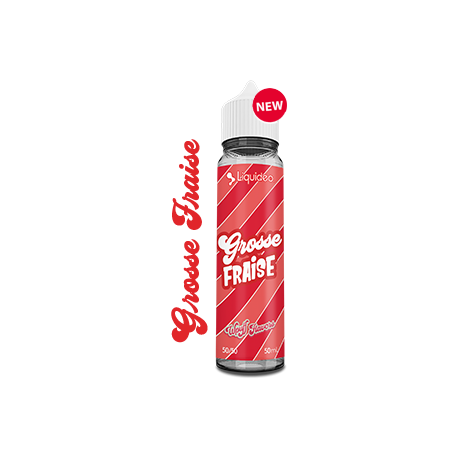 E-LIQUIDE GROSSE FRAISE WPUFF - 50ML - LIQUIDEO - BOOSTER OFFERT !