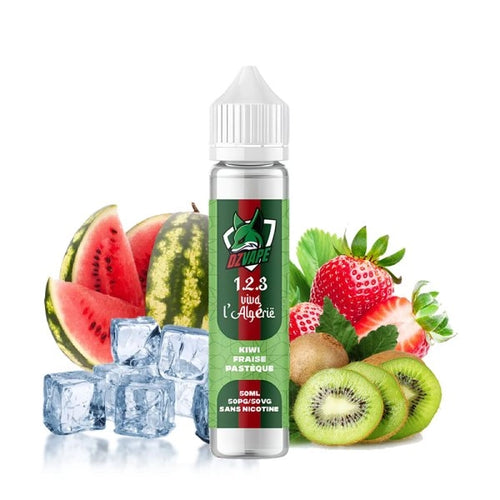 1 2 3 Viva l'Agérie 0mg 50ml - Dzvape + 2 BOOSTERS OFFERTS