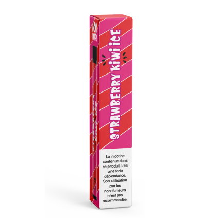 WPUFF FRAISE KIWI GLACÉE - 600 PUFFS - LIQUIDEO