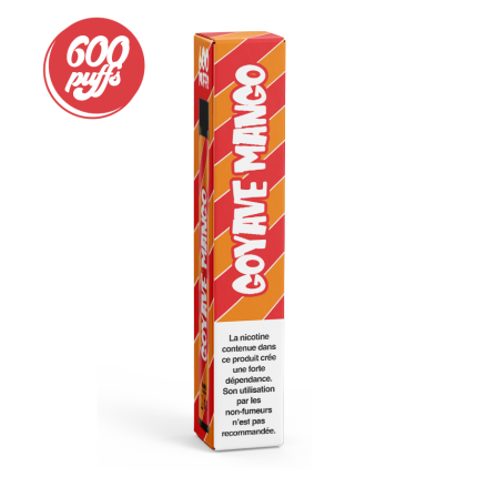 WPUFF GOYAVE MANGO - 600 PUFFS - LIQUIDEO