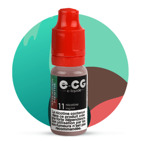 E-LIQUIDE AMÉRICAIN MENTHE - 10ML - E-CG