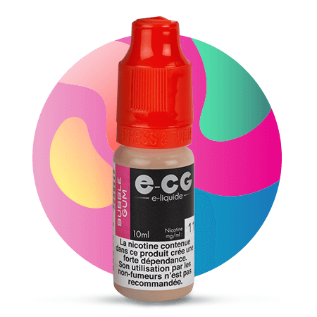 E-LIQUIDE BUBBLE-GUM - 10ML - E-CG