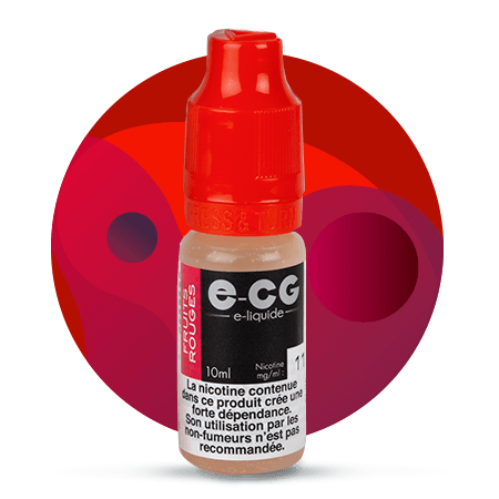 E-LIQUIDE FRUITS ROUGES - 10ML - E-CG